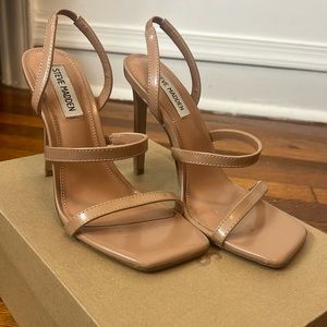 Nude Steve Madden Heeled Sandals